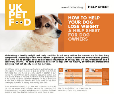 Will you help us to help the UK's pets maintain a healthy weight?